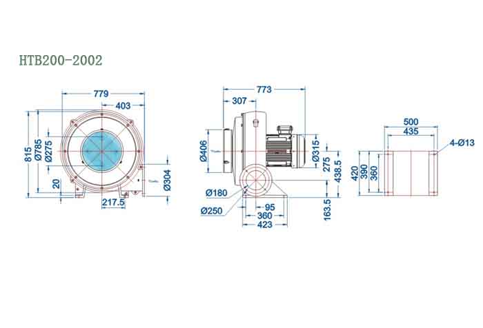 HTB200-2002,15kw透浦式風(fēng)機(jī)