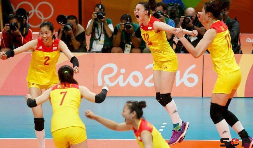 中國女排的拼搏